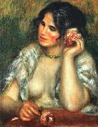 Pierre Renoir Gabrielle with a Rose oil painting